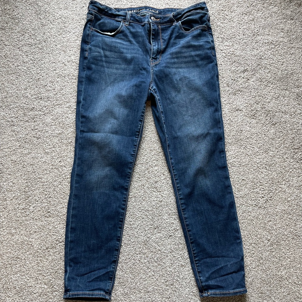 Women’s American Eagle High Rise Jegging Crop Size 14